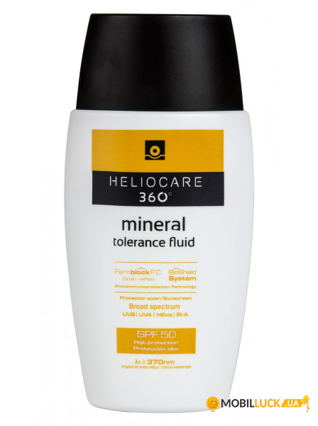       Cantabria Heliocare 360 Mineral Tolerance Fluid SPF50