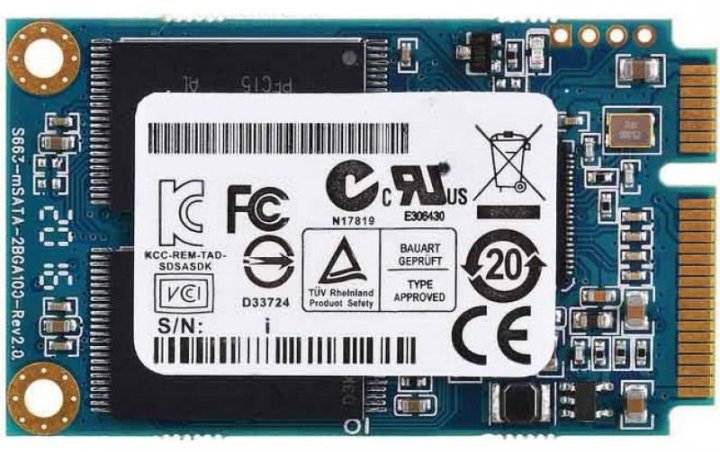  SSD Golden Memory 128G mSATA (GM2020128GB)