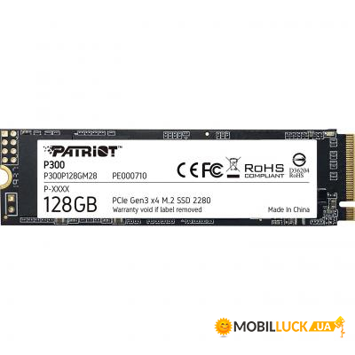  SSD Patriot M.2 2280 128GB (P300P128GM28)