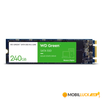  SSD M.2 2280 240GB WD (WDS240G3G0B)