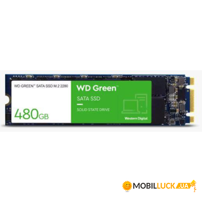  SSD M.2 2280 480GB WD (WDS480G3G0B)