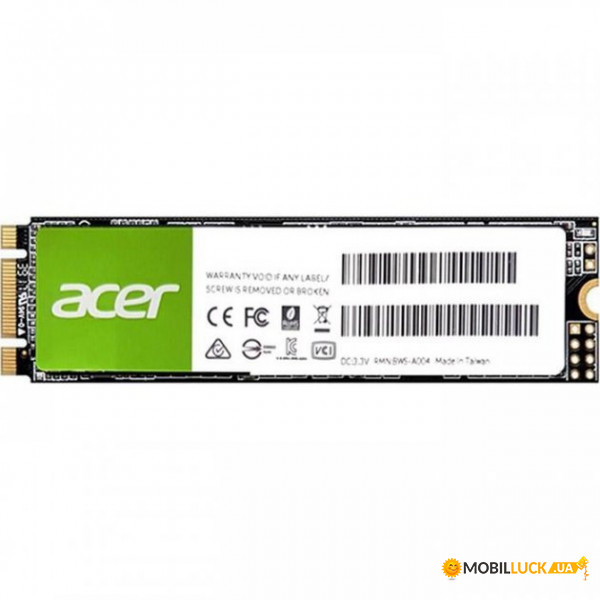 SSD  256GB Acer RE100 M.2 2280 SATA III 3D TLC, Retail (BL.9BWWA.113)