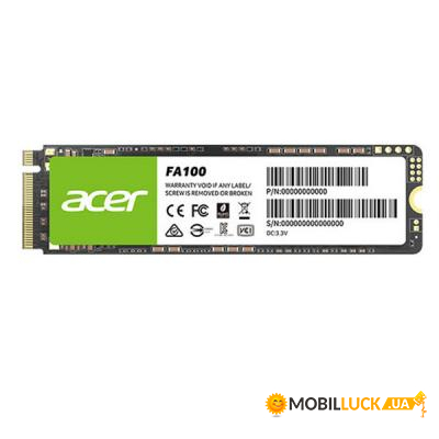  SSD M.2 2280 128GB Acer (FA100-128GB)