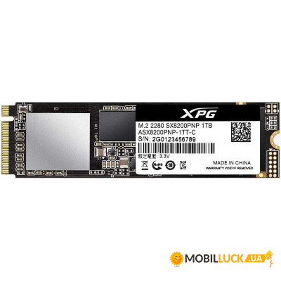  SSD A-Data M.2 2280 1TB (ASX8200PNP-1TT-C)