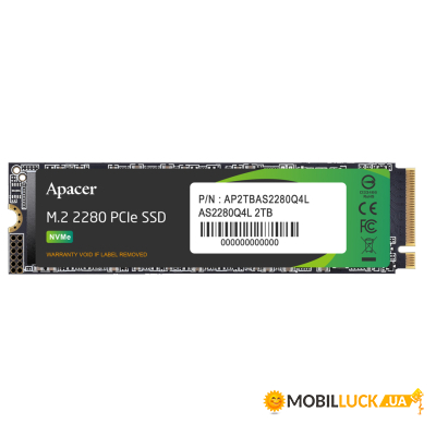  SSD M.2 2280 2TB Apacer (AP2TBAS2280Q4L-1)