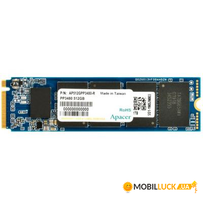  SSD Apacer M.2 2280 512GB (AP512GPP3480-R)