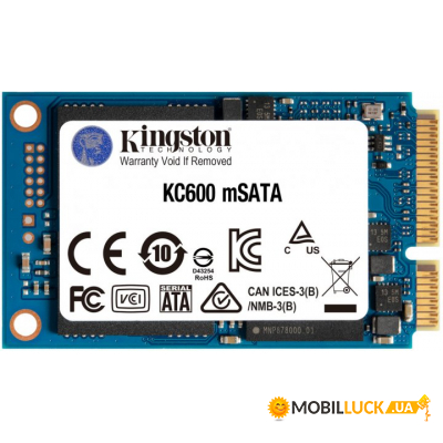  SSD mSATA 256GB Kingston (SKC600MS/256G)