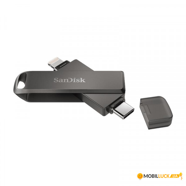  SanDisk 64GB iXpand Drive Luxe USB Type-C /Lightning Apple (SDIX70N-064G-GN6NN)