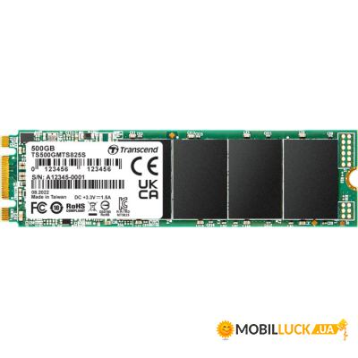  SSD Transcend M.2  500GB SATA 825S (TS500GMTS825S)