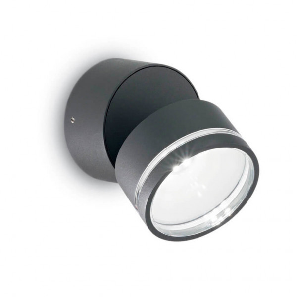    Ideal Lux Omega Round AP1 Antracite