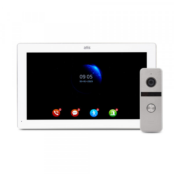  Atis  AD-1070FHD/T White   Tuya Smart + AT-400FHD Silver