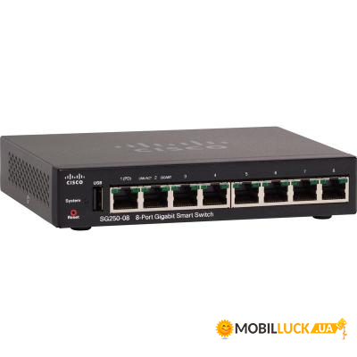   Cisco SG250-08HP-K9-EU