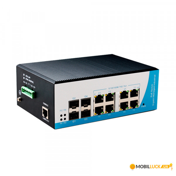  . 12-  POE  HongRui HR600-ATG-84F-SFP (7522)