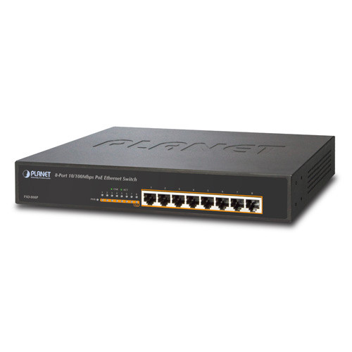   PoE Planet FSD-808P (8-Port 10/100Mbps PoE)