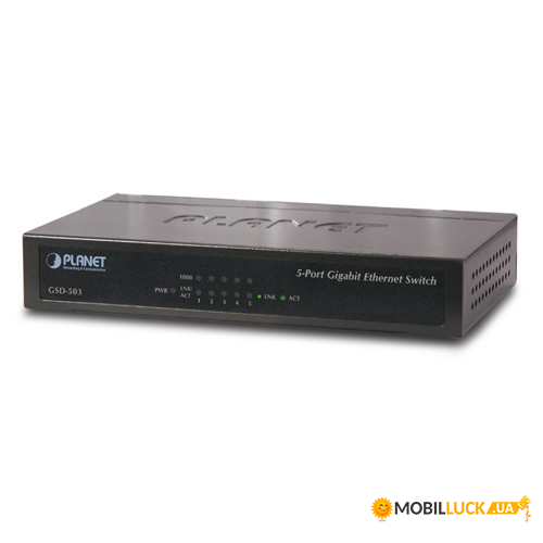 ó       Planet GSD-503 (5-Port 10/100/1000Mbps)