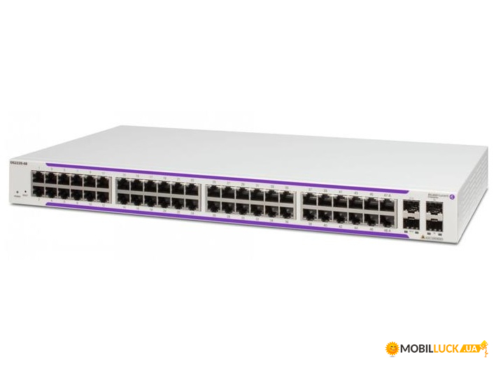  Alcatel-Lucent OS2220-48: WebSmart Gigabit 1RU, 48 RJ-45 10/100/1G, 2xSFP ports, AC pw. (OS2220-48-EU)