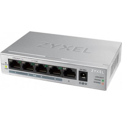  ZyXel PoE 5xGE (4xPoE)  PoE (GS1005HP-EU0101F)