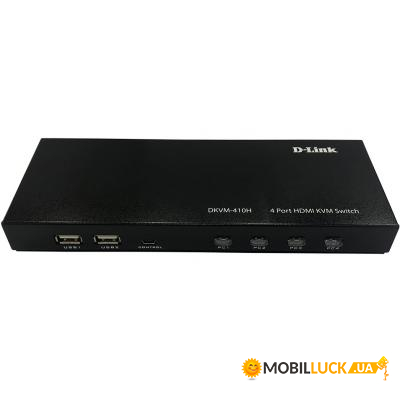 KVM- D-Link DKVM-410H 4xHDMI,4xUSB (DKVM-410H)