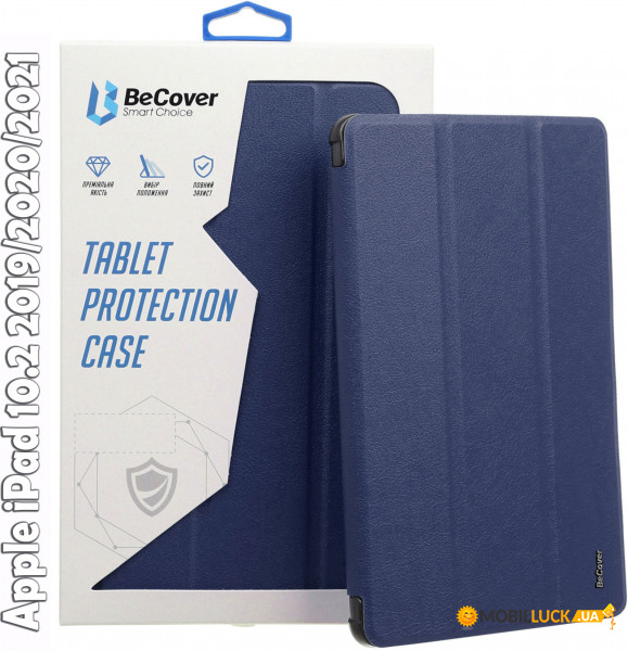 - BeCover Smart Case  Apple iPad 10.2 2019 Deep Blue (704133)