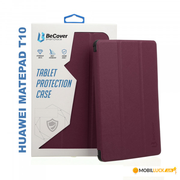 - BeCover Smart Case  Huawei MatePad T10 Red Wine (705396)