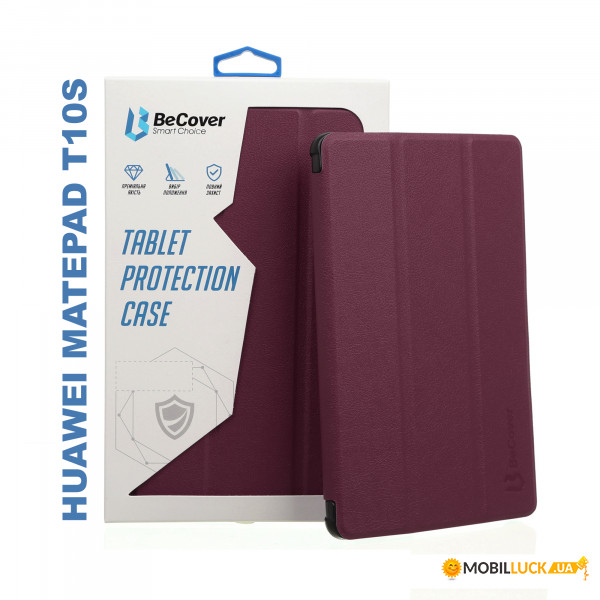 - BeCover Smart Case  Huawei MatePad T10s Red Wine (705405)