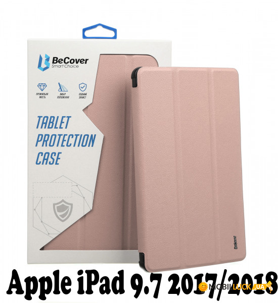  - BeCover Apple iPad 9.7 2017/2018 A1822/A1823/A1893/A1954 Pink (707509)