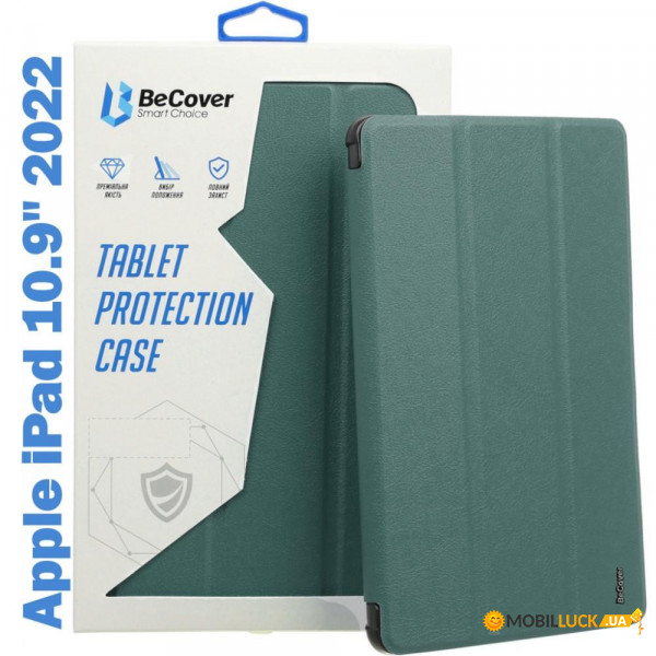 - Magnetic BeCover Apple iPad 10.9 2022 Dark Green (708533)