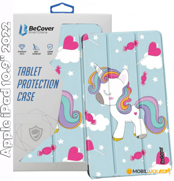 - BeCover Smart Case Apple iPad 10.9 2022 Unicorn (709199)