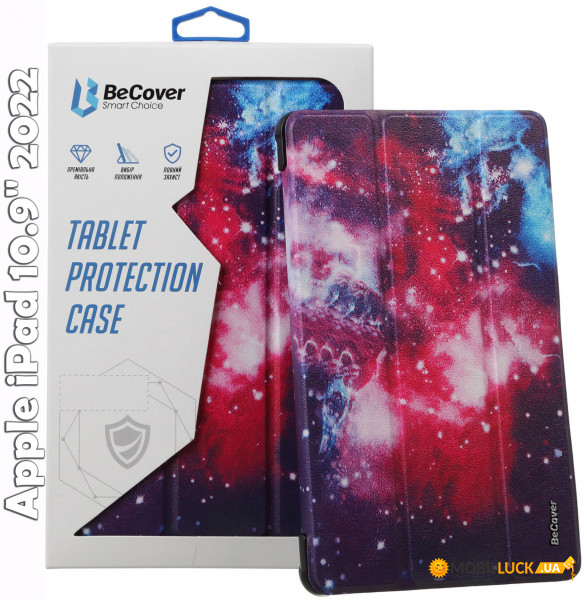 - BeCover Smart Case Apple iPad 10.9 2022 Space (709206)