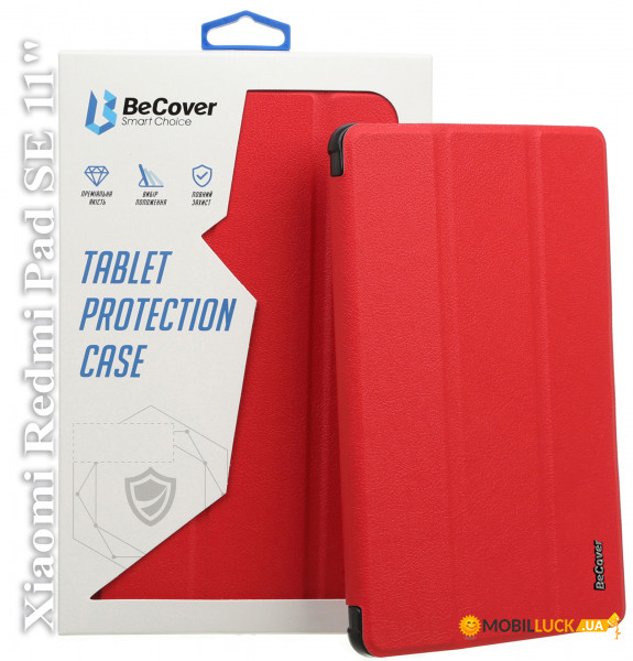 - BeCover Smart Case Xiaomi Redmi Pad SE11 Red  (709862)