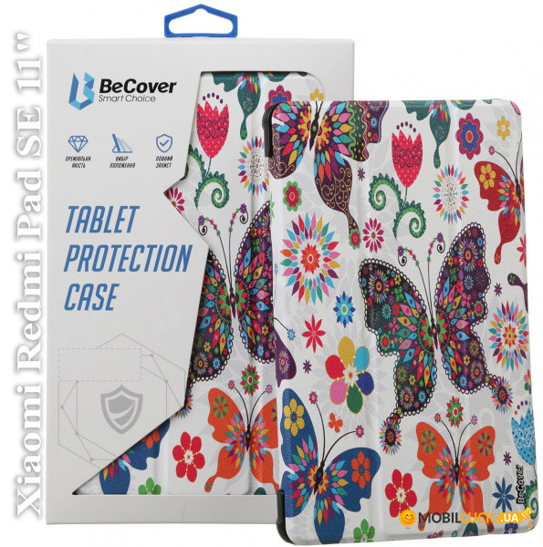 - BeCover Smart Case Xiaomi Redmi Pad SE11 Butterfly (709865)