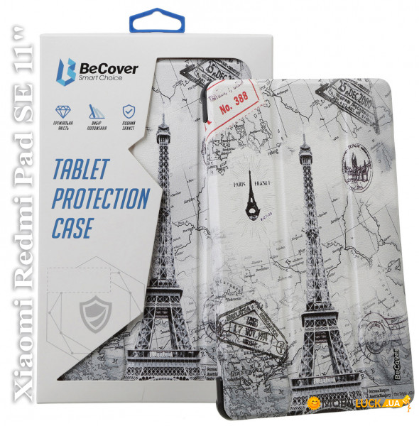 - BeCover Smart Case Xiaomi Redmi Pad SE11 Paris (709873)