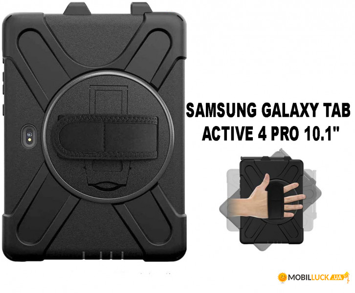 - Heavy Duty Case Becover Samsung Galaxy Tab Active 4 Pro SM-T636B 10.1  Black (710048)