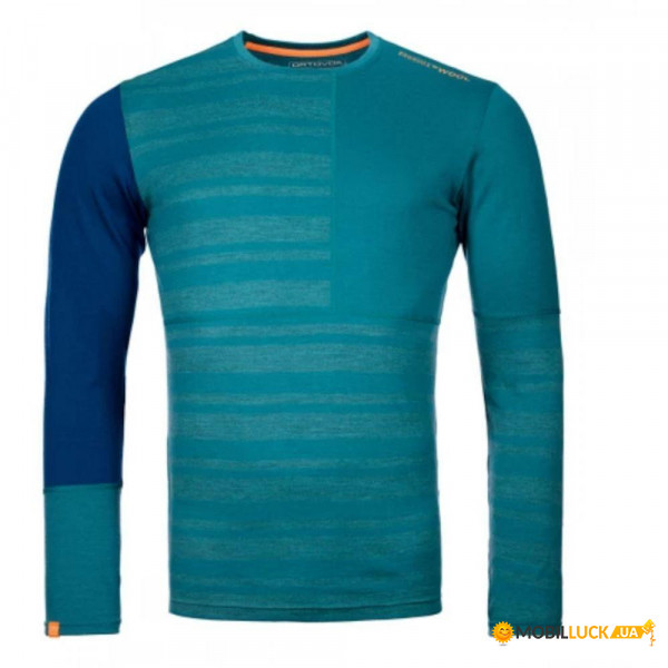    Ortovox 185 ROCKNWOOL LONG SLEEVE M pacific green - L -  (025.001.0156)