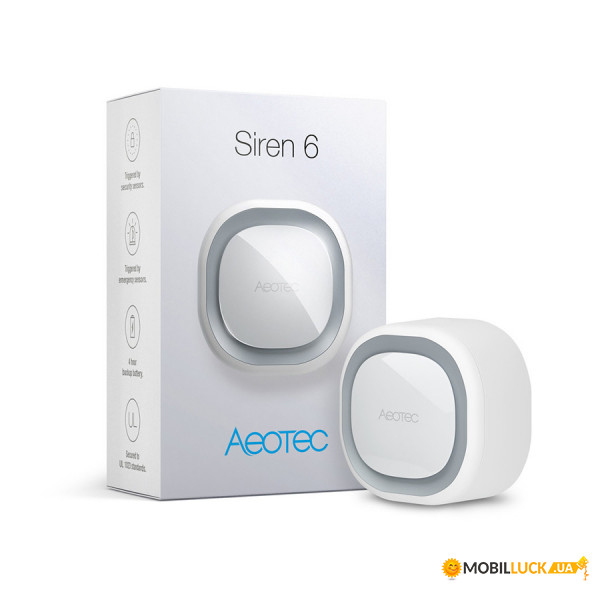      Aeotec Siren 6  AEOEZW164 (12261)