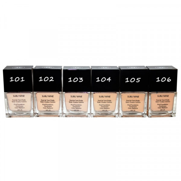   Chanel Sublimine Fluid Foundation 105