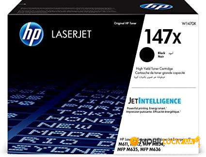   HP 147X LaserJet MFP 611/612/635/636 Black (25 200) (W1470X)