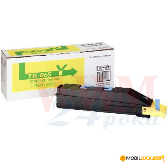  Kyocera TK-865Y TASKalfa 250ci/300ci Yellow (1T02JZAEU0)