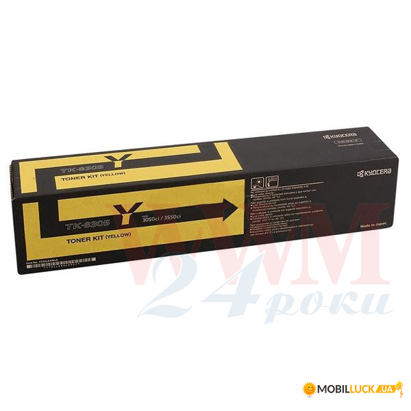  Kyocera -8305Y TASKalfa 3550c/3051ci/3551ci Yellow (1T02LKANL0)