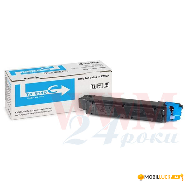  Kyocera TK-5140C ECOSYS P6130cdn/M6030cdn/M6530cdn Cyan (1T02NRCNL0)