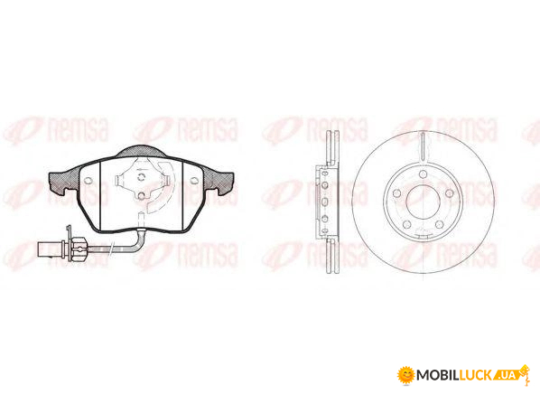   Remsa  AUDI A4 00.A6 9705SKODA SUPERB 02VW PASSAT 0005 (8390.00)