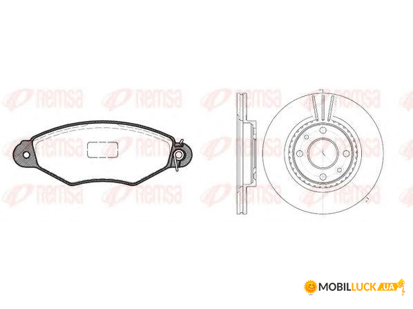   Remsa  RENAULT KANGOO 1.21.9D 97NISSAN KUBISRAR (8643.05)