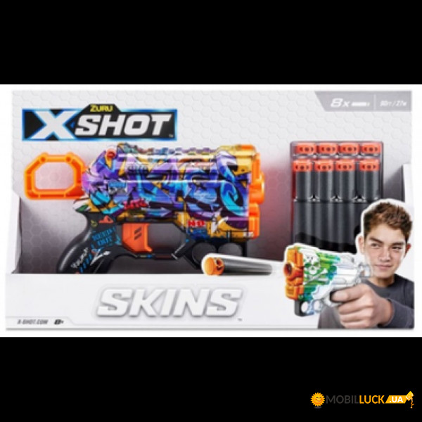   X-Shot Skins Menace Spray Tag 36515D 8 