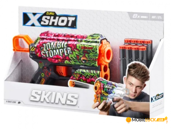   X-Shot Skins Flux Zombie Stomper 36516A 8 