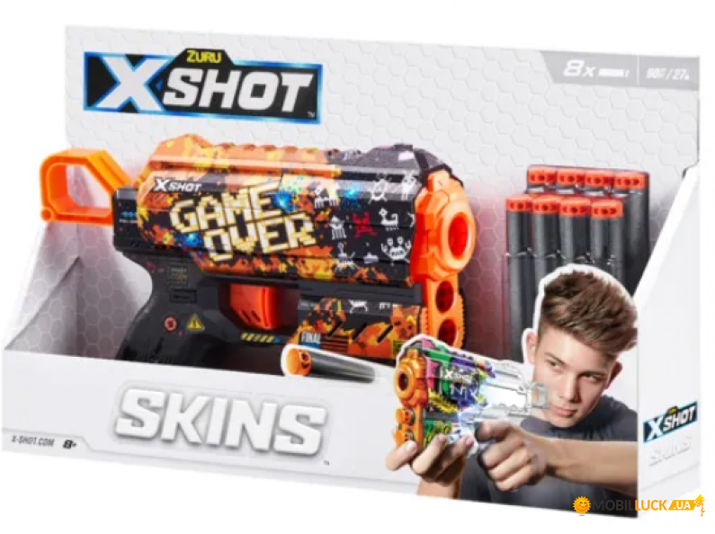   X-Shot Skins Flux Game Over 36516E 8 