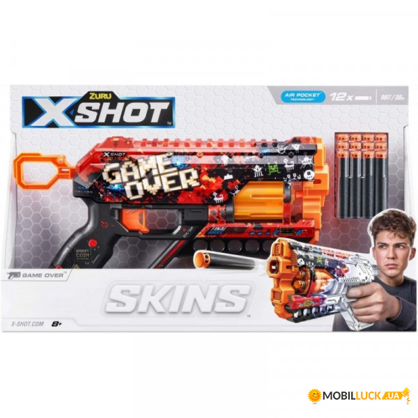   X-Shot Skins Griefer Game Over 36561D 12 