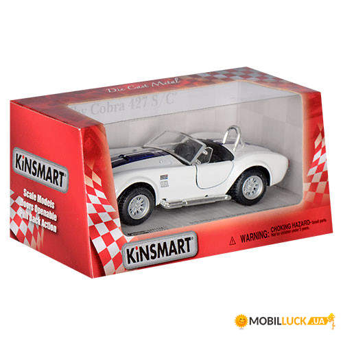  Kinsmart SHELBY COBRA  (KT5322WWhite)