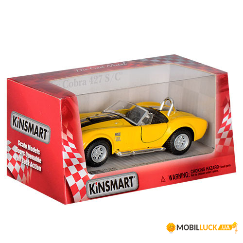  Kinsmart SHELBY COBRA  (KT5322WYellow)