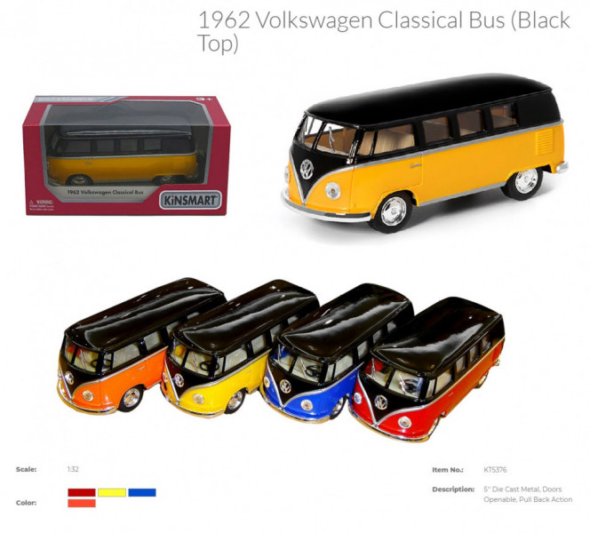   5 KT5376W VOLKSWAGEN CLASSICAL BUS