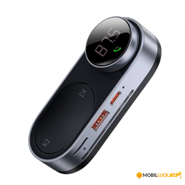 FM-  Baseus Solar Car Wireless MP3 Player Black